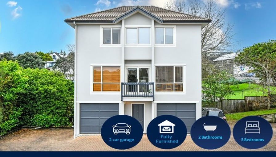 Fully furnished home 57 Gladstone Road, Northcote... Roomies.co.nz