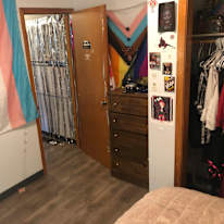 Photo of Ben, Savannah, Erin, and Kirsten's room