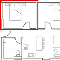 Photo of Thulani Skhosana's room