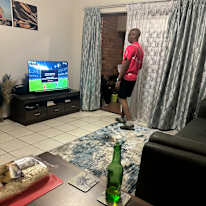 Photo of Awonke Dinga's room