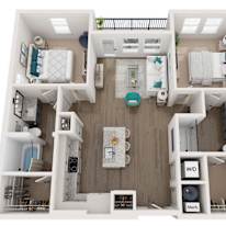 Photo of Kenneth's room
