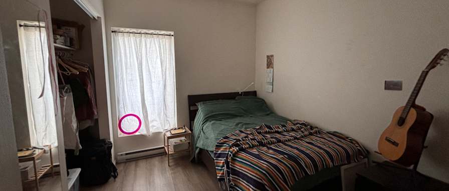 Photo of Augustine's room