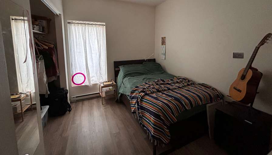 Photo of Augustine's room