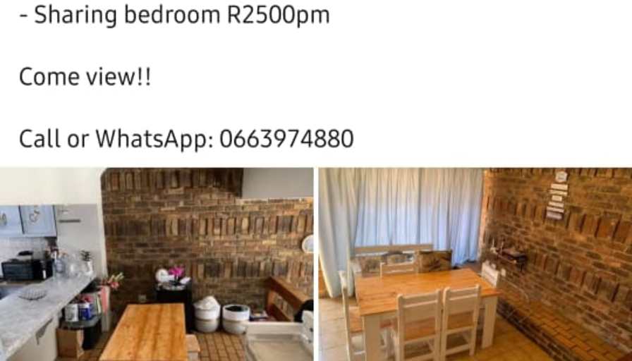 Photo of Lesego tjale's room