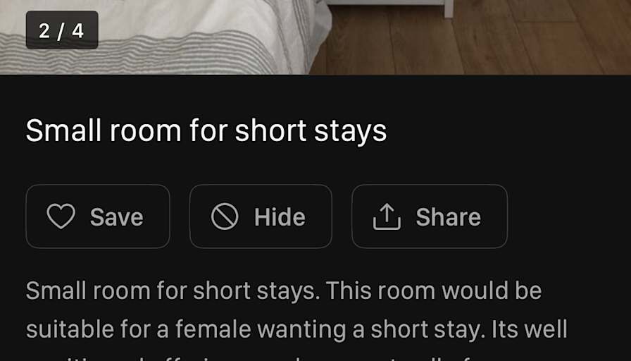 Photo of Tracey Smith's room