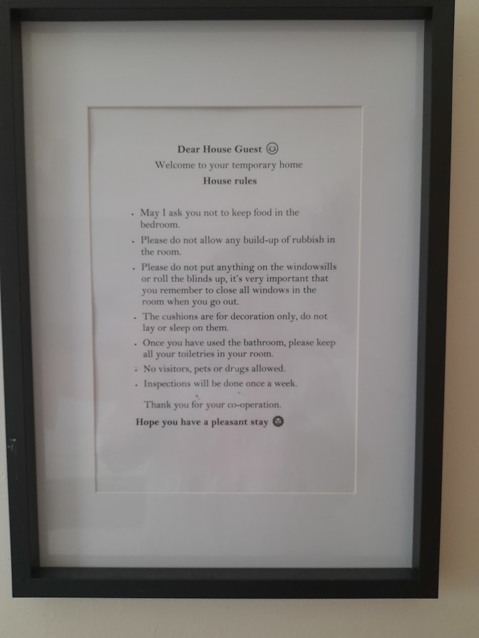 Photo of Janet's room