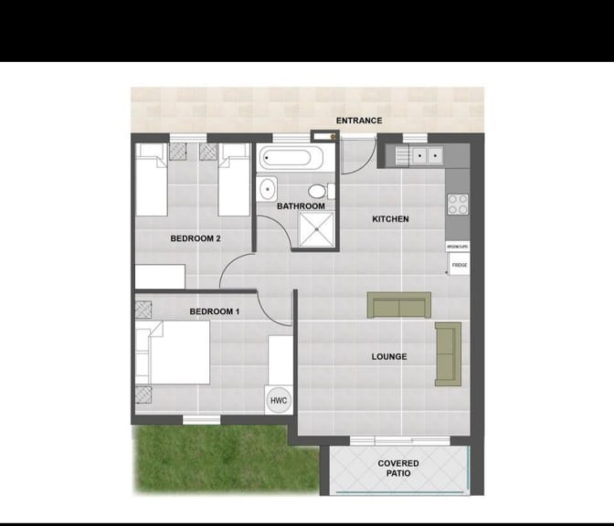 Photo of Noxolo's room