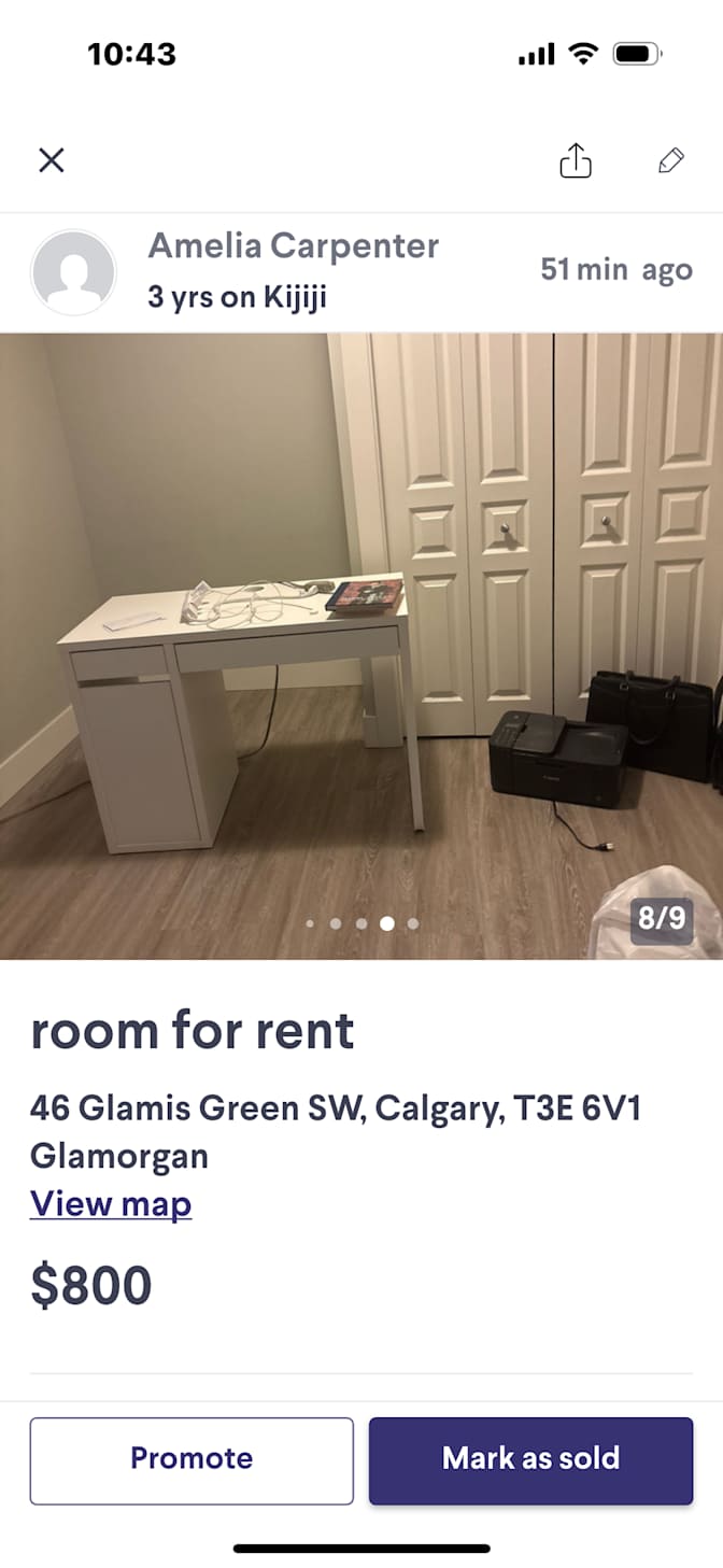 Deborah Carpenter's room