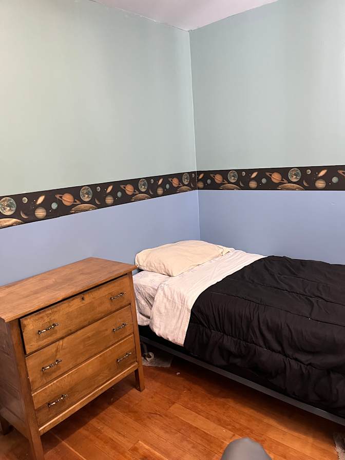 Photo of James Mitchell's room