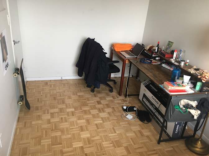 Photo of Johann's room