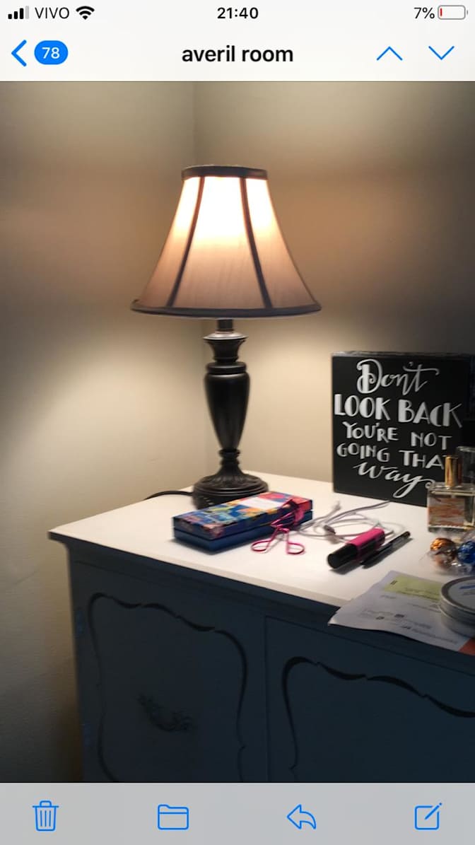 Photo of Andrea's room