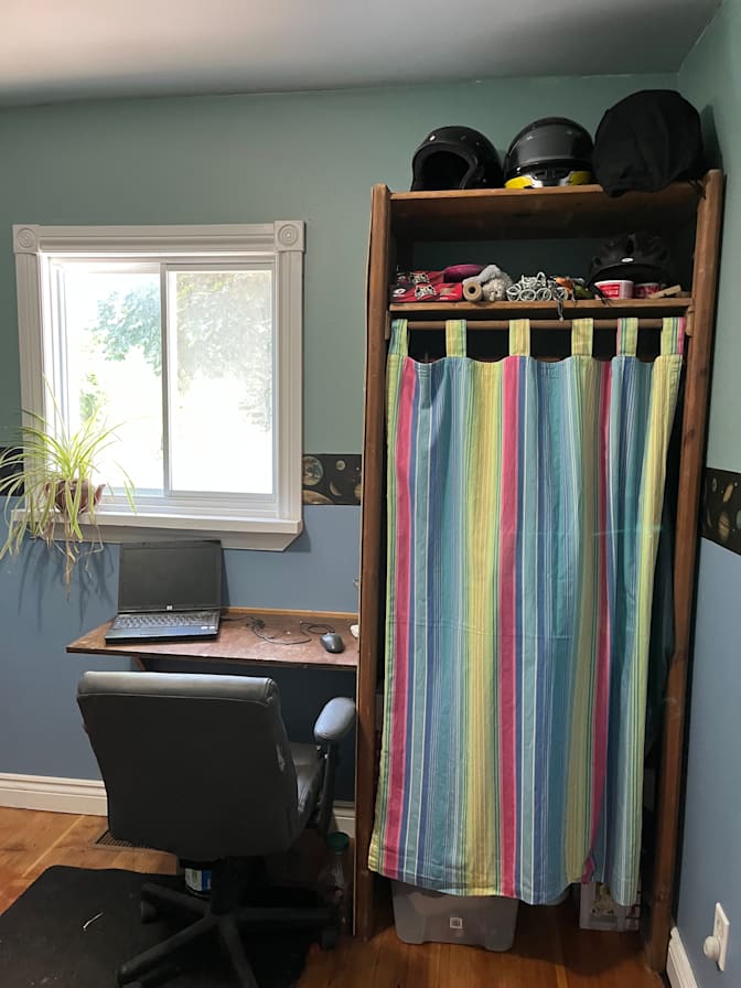 Photo of James Mitchell's room