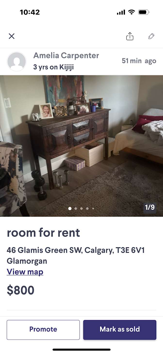 Deborah Carpenter's room