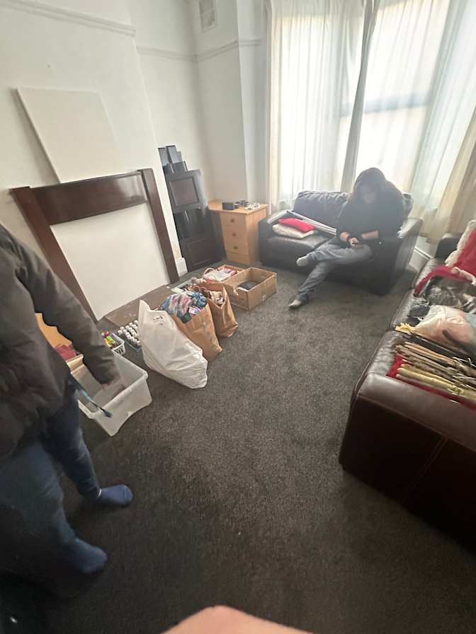 Photo of Nathan Sampson's room