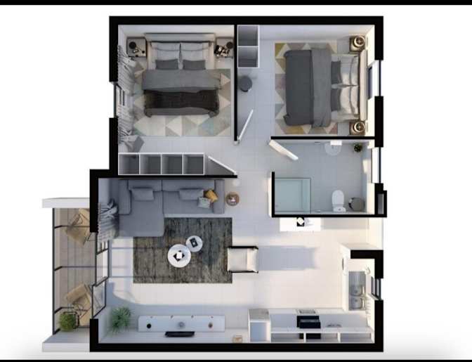 Photo of Noxolo's room