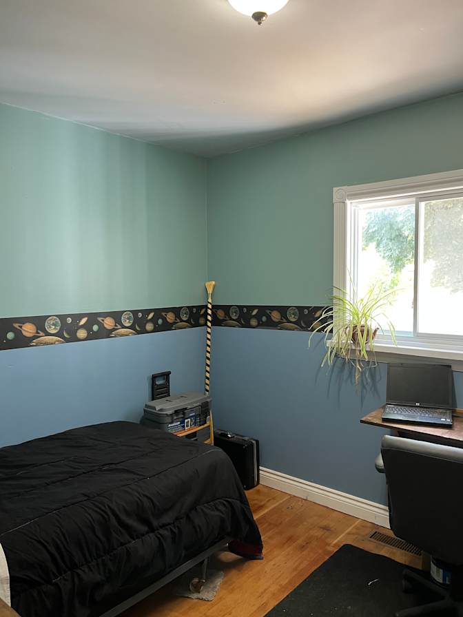 Photo of James Mitchell's room