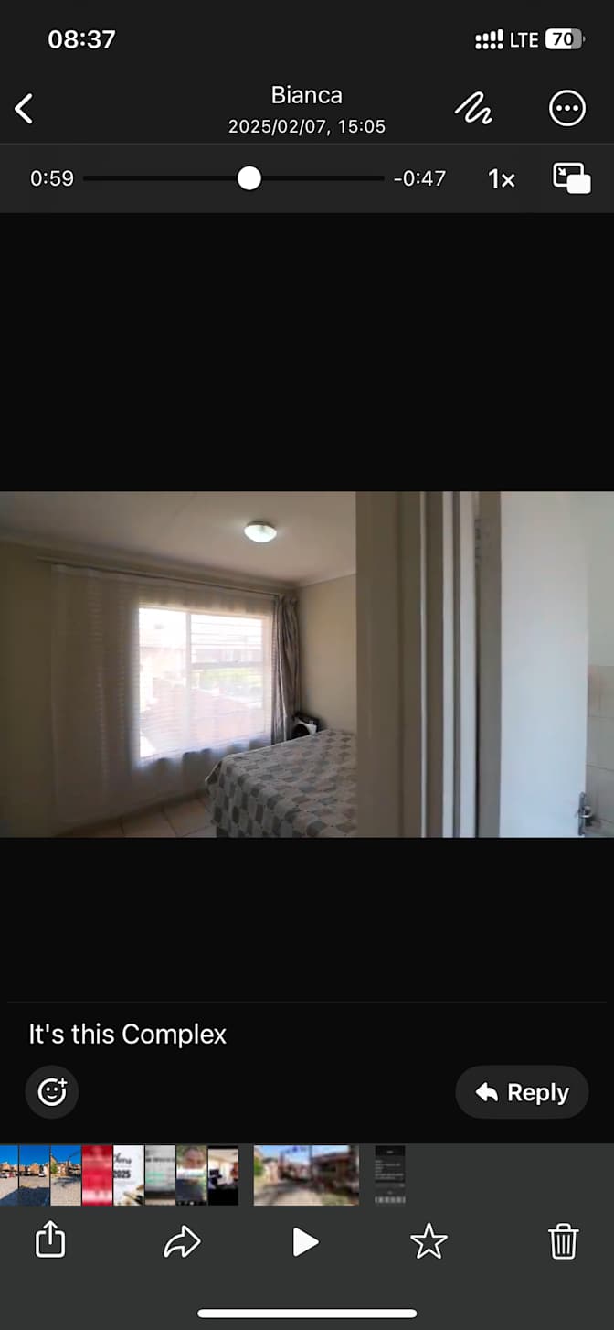 Photo of Tsebo's room