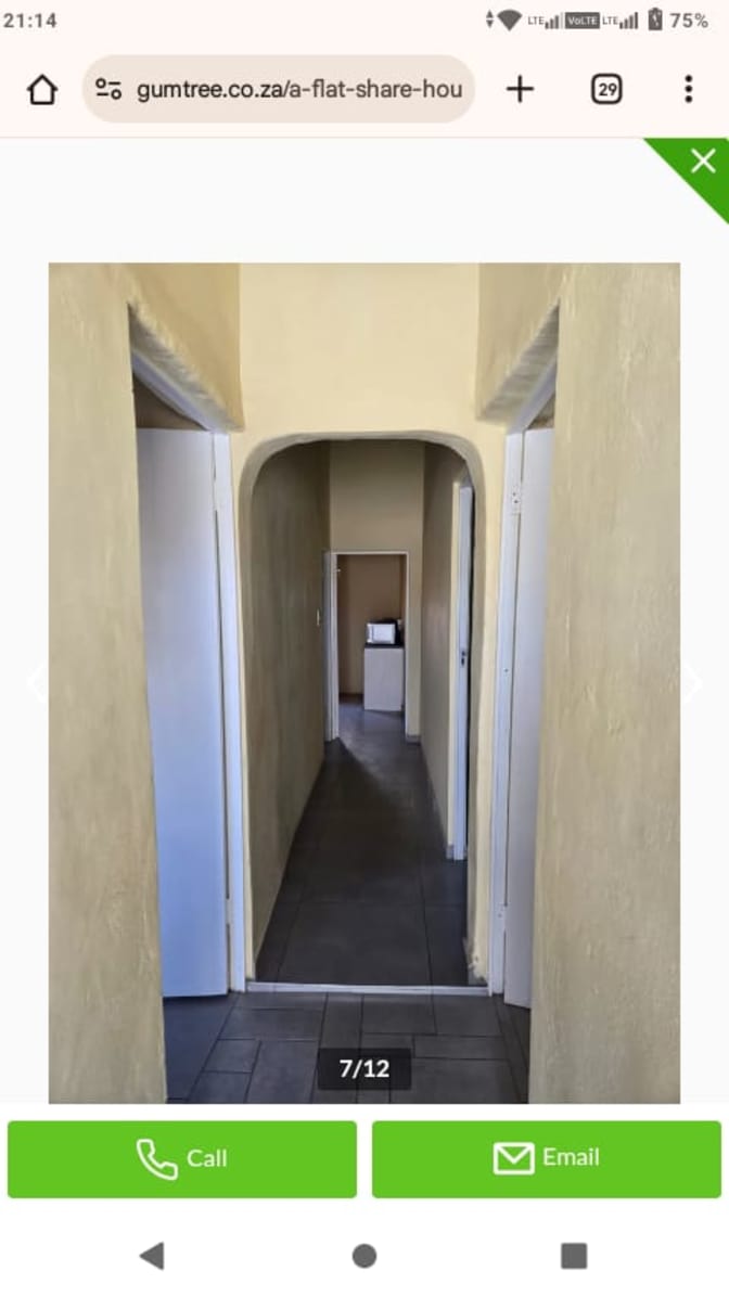 Photo of Hlengiwe Mthembu's room