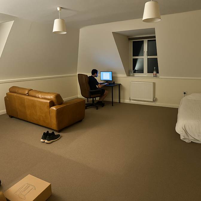 Photo of Mike's room