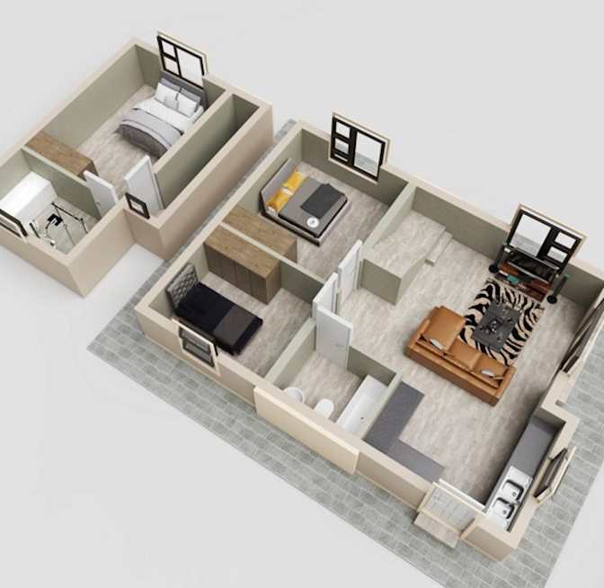 Photo of Phephisile's room