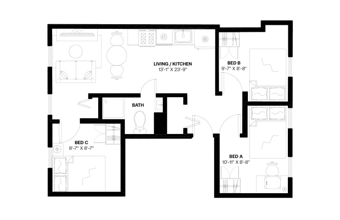 Photo of Sam June's room