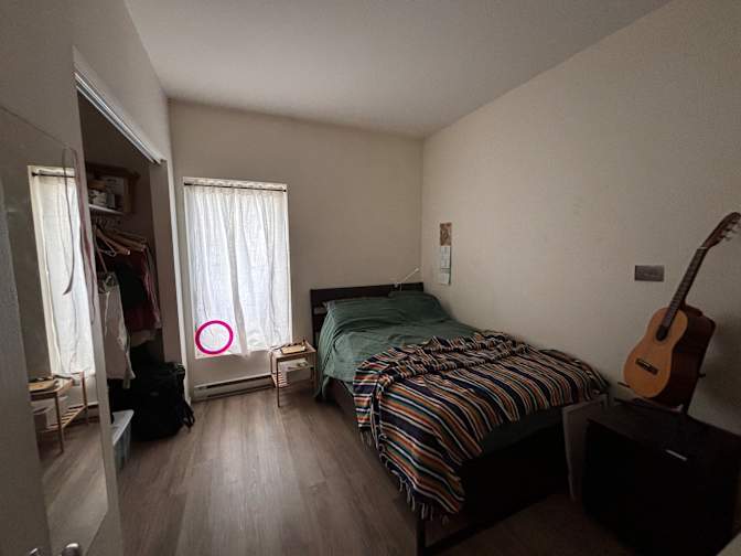 Photo of Augustine's room