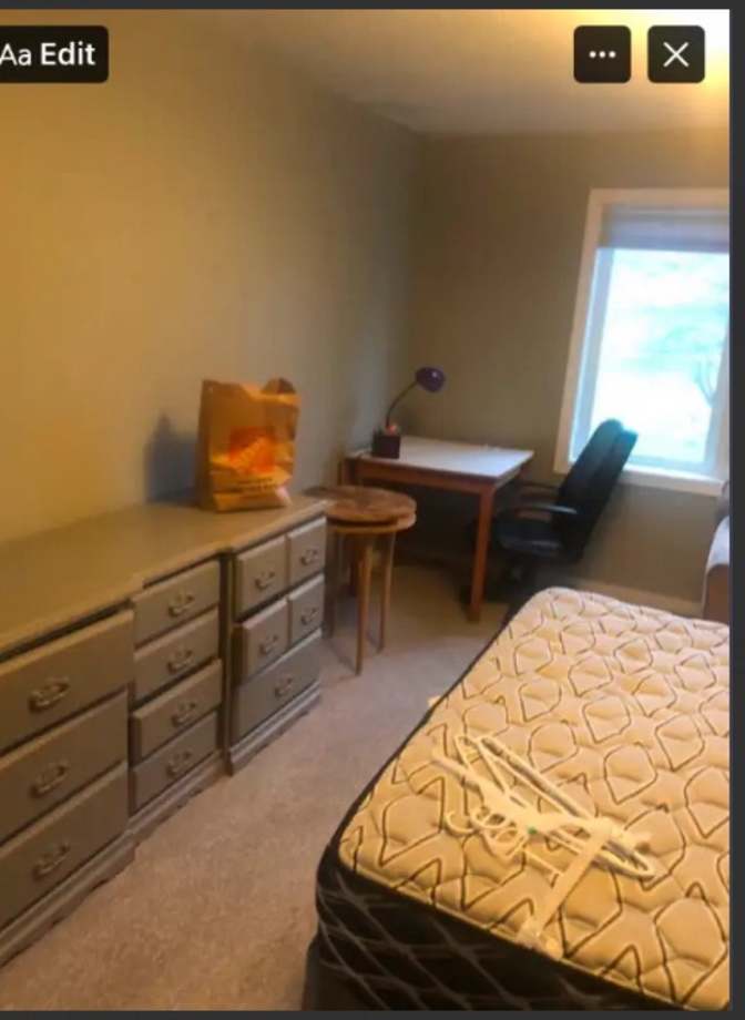 Photo of Patricia's room