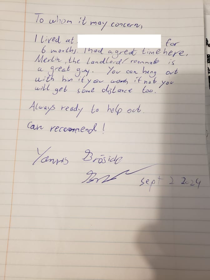 Photo of Merlin's room