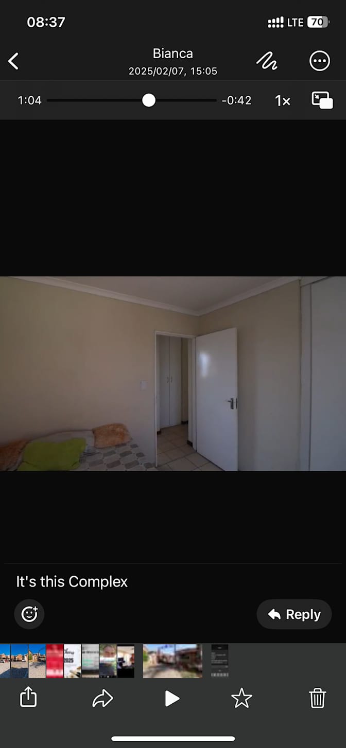 Photo of Tsebo's room