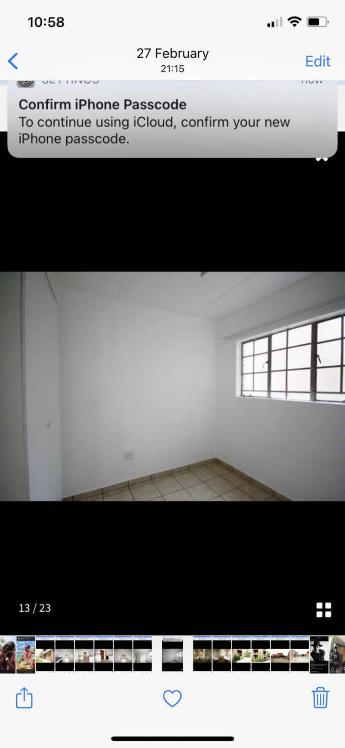 Photo of Bheki's room