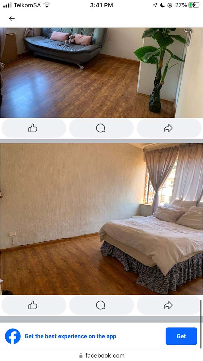 Photo of Lesego tjale's room