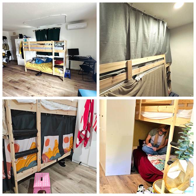 Photo of Geoffrey's room