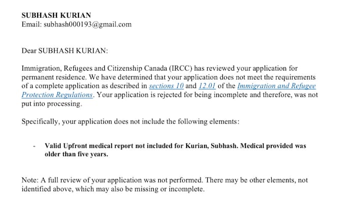 Subhash Kurian's room