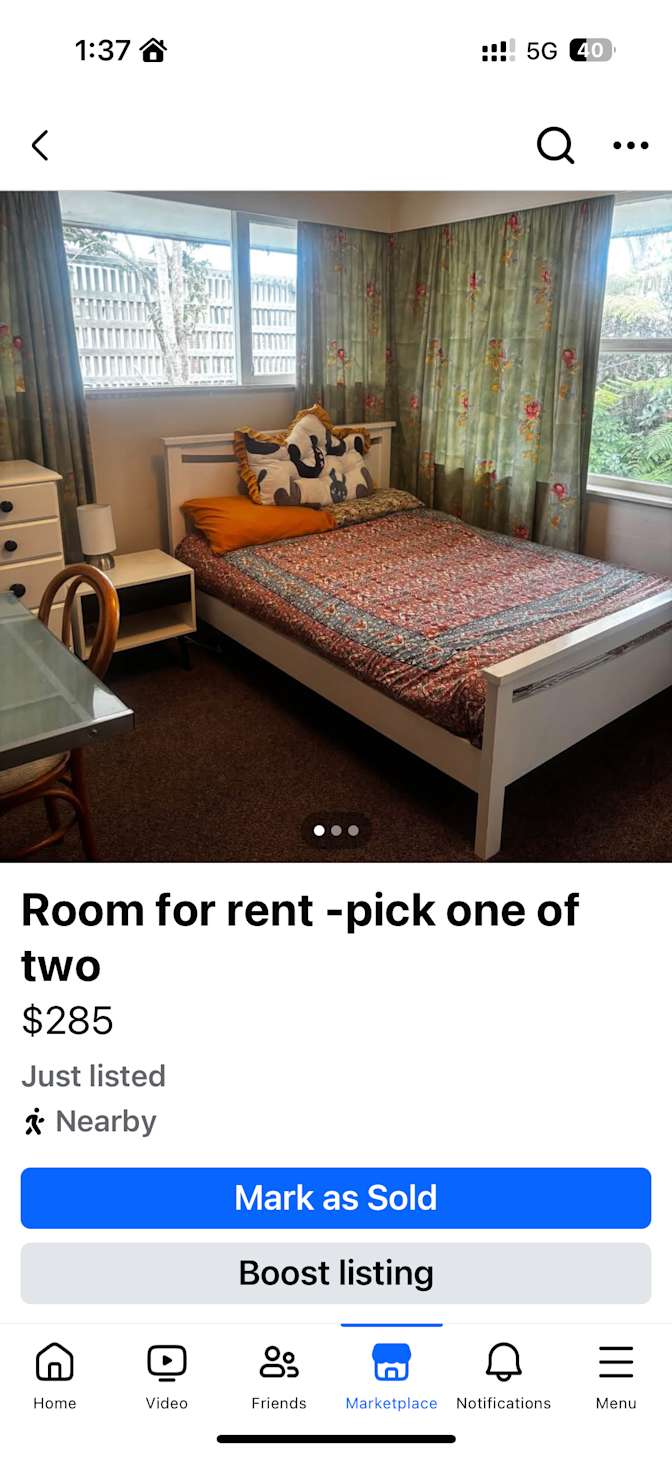Photo of Marina's room