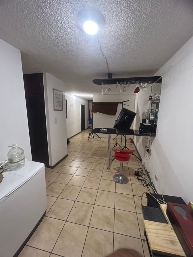 Photo of Thabo Kgoale's room