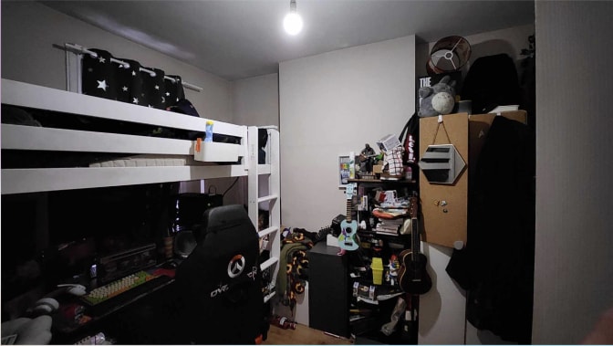 Photo of Joseph Ewing's room