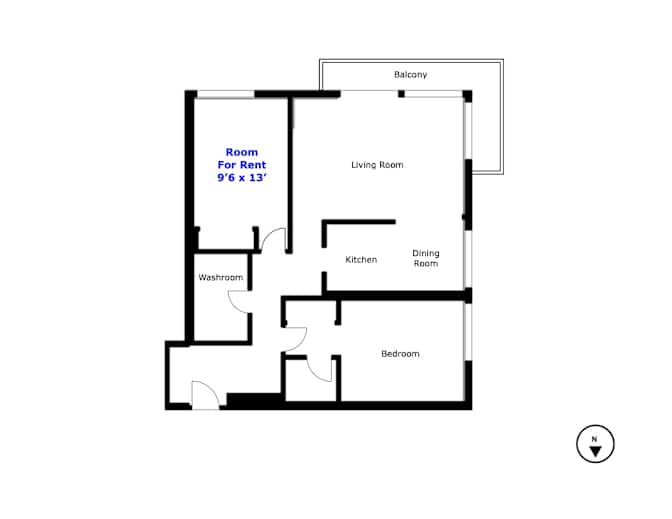 Photo of Curtis's room