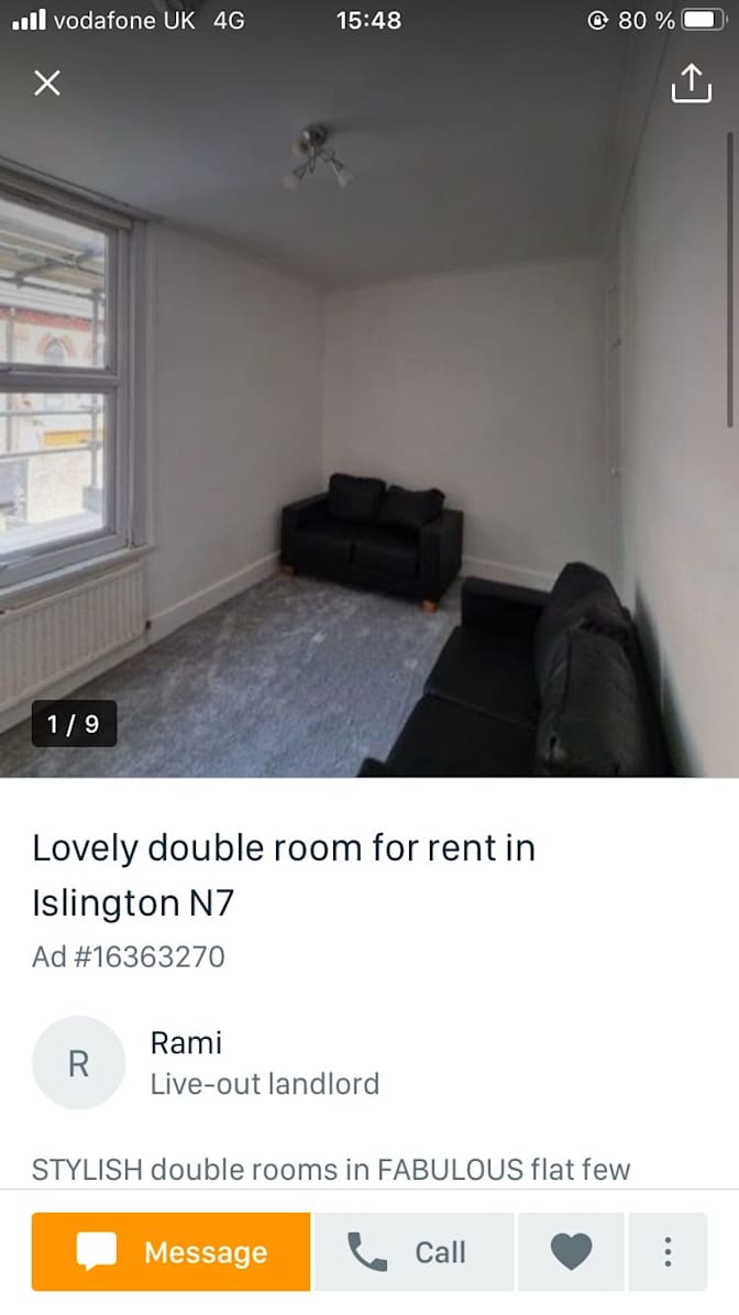 Photo of Hayder's room