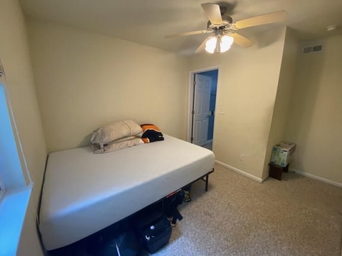 Photo of Curtis's room