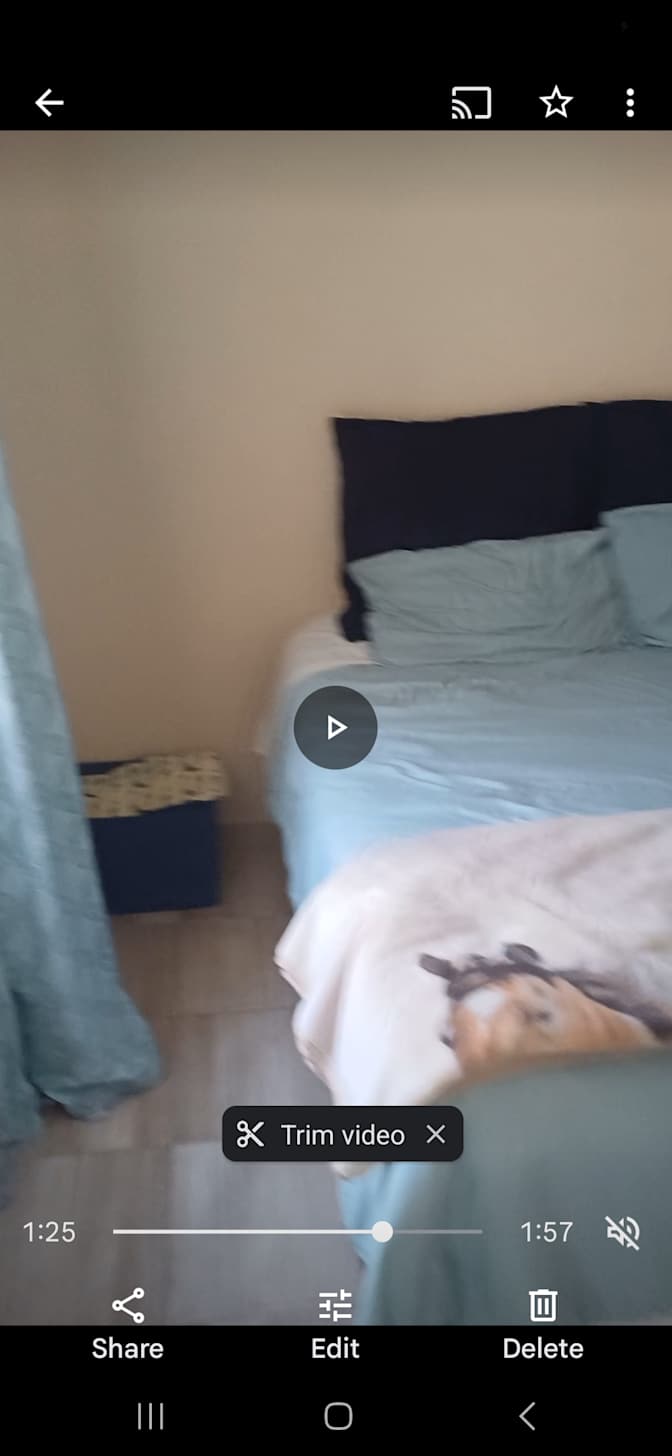 Photo of Bruce's room