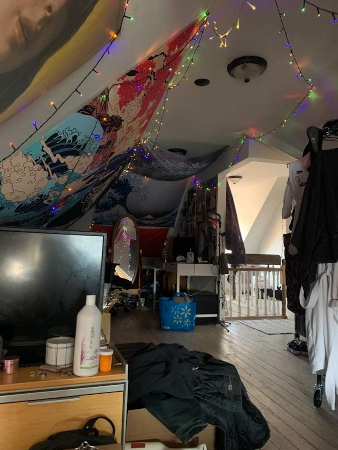 Photo of Morgan and Chiara's room