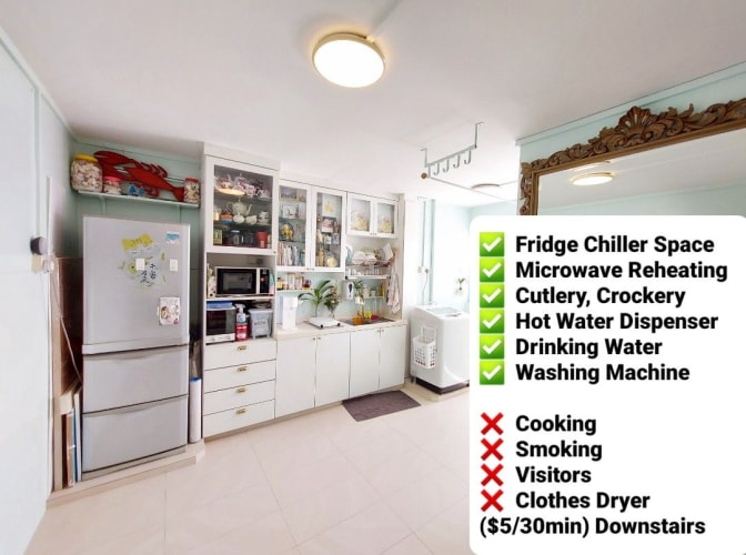 Photo of Landlady Ms Chua's room