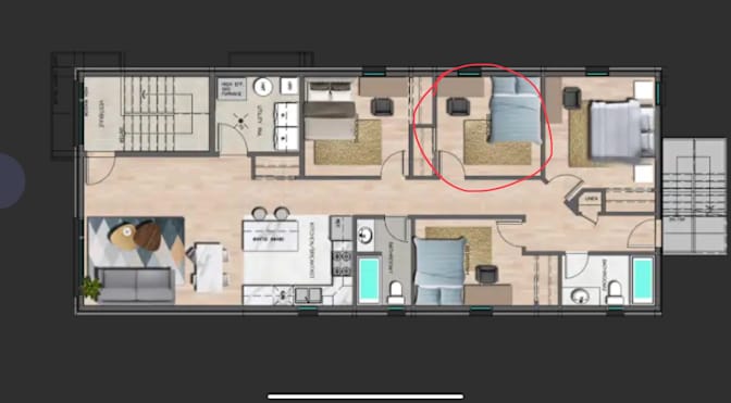 Photo of Rebecca Palmer's room