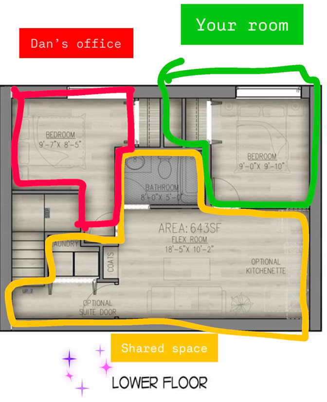 Photo of Allen's room