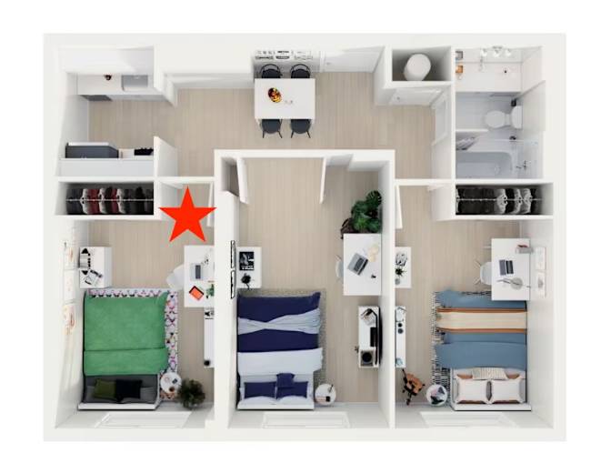 Photo of Michelle's room