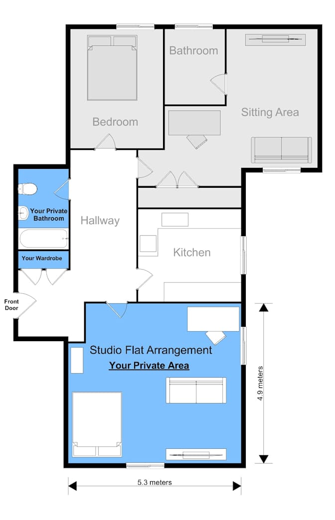Photo of Mike's room